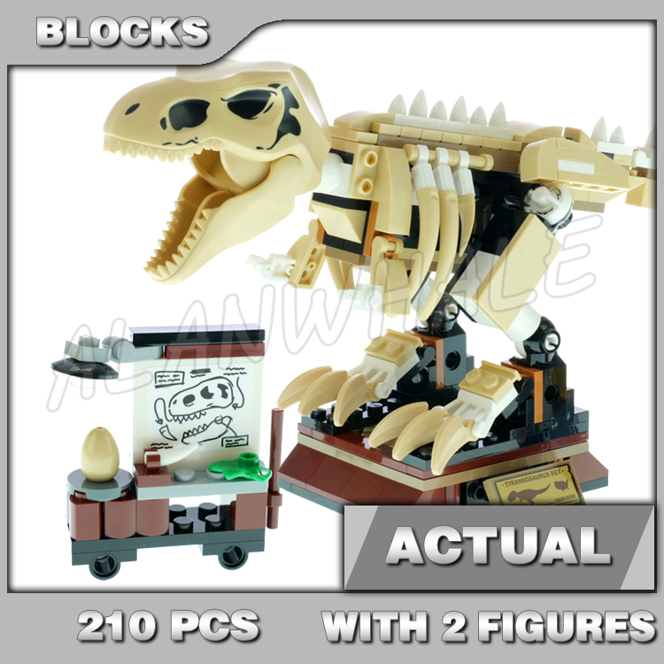Kids Toys Christmas 2025 - 210pcs Jurassic World Dinosaur Fossil Exhibition