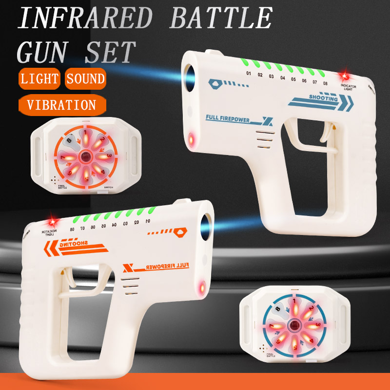 Laser Tag Set Kids - Infrared Shooting Game Gun Set Laser