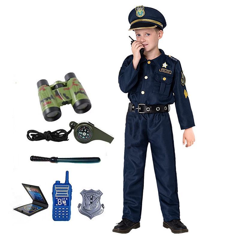 Kids Toys Supplier - 3-12Y Cute American Child Police Officer