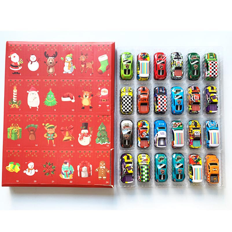 Kids Toys Christmas 2025 - Christmas Kids Alloy Car Toys Advent