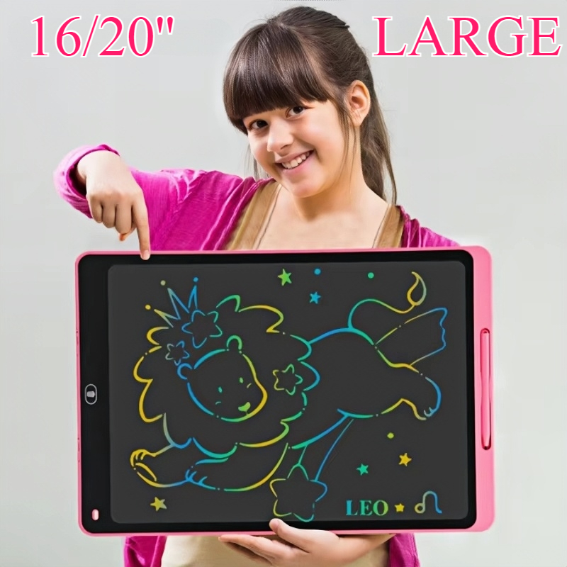 Learning Tablet Kids - 16/20inch LCD Drawing Board Writing Tablet
