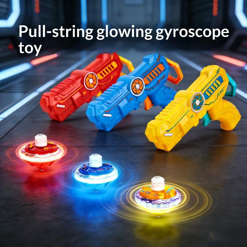1 Set Alloy Lighting Gyro  Toy - Spin Top Gyro Toy 评论和价格
