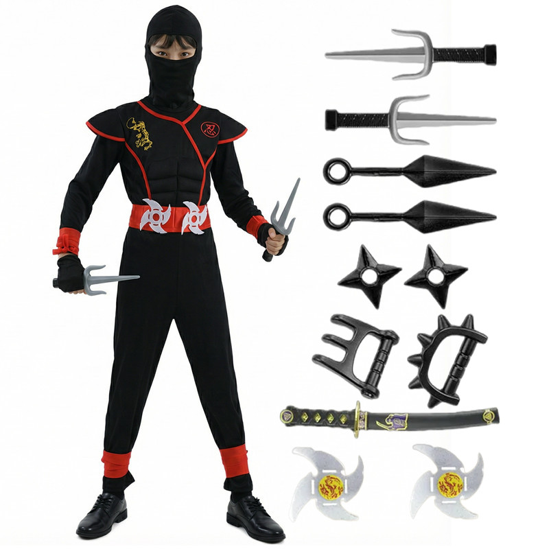 Black and Blue Ninja Costume f - Kids Toys Boys 评论和价格