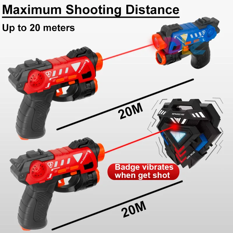 Children Infrared Battle Guns  - Laser Tag Set Kids 评论和价格