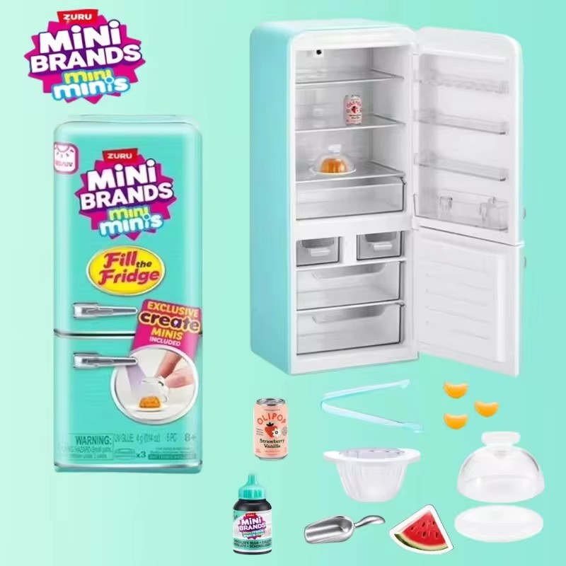 HOT Led Light Up Mini Refriger - Play Kitchen Set 评论和价格