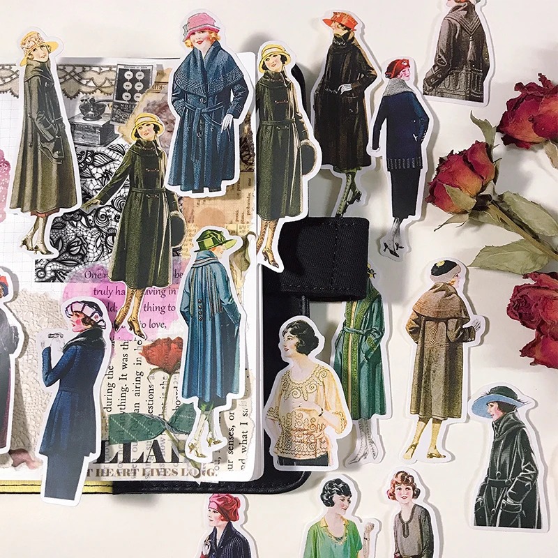 Stickers 25pcs Light Retro Sal - Kids Toys Vintage 评论和价格