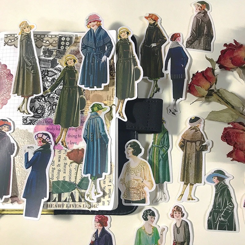 Stickers 25pcs Light Retro Sal - Kids Toys Vintage 评论和价格