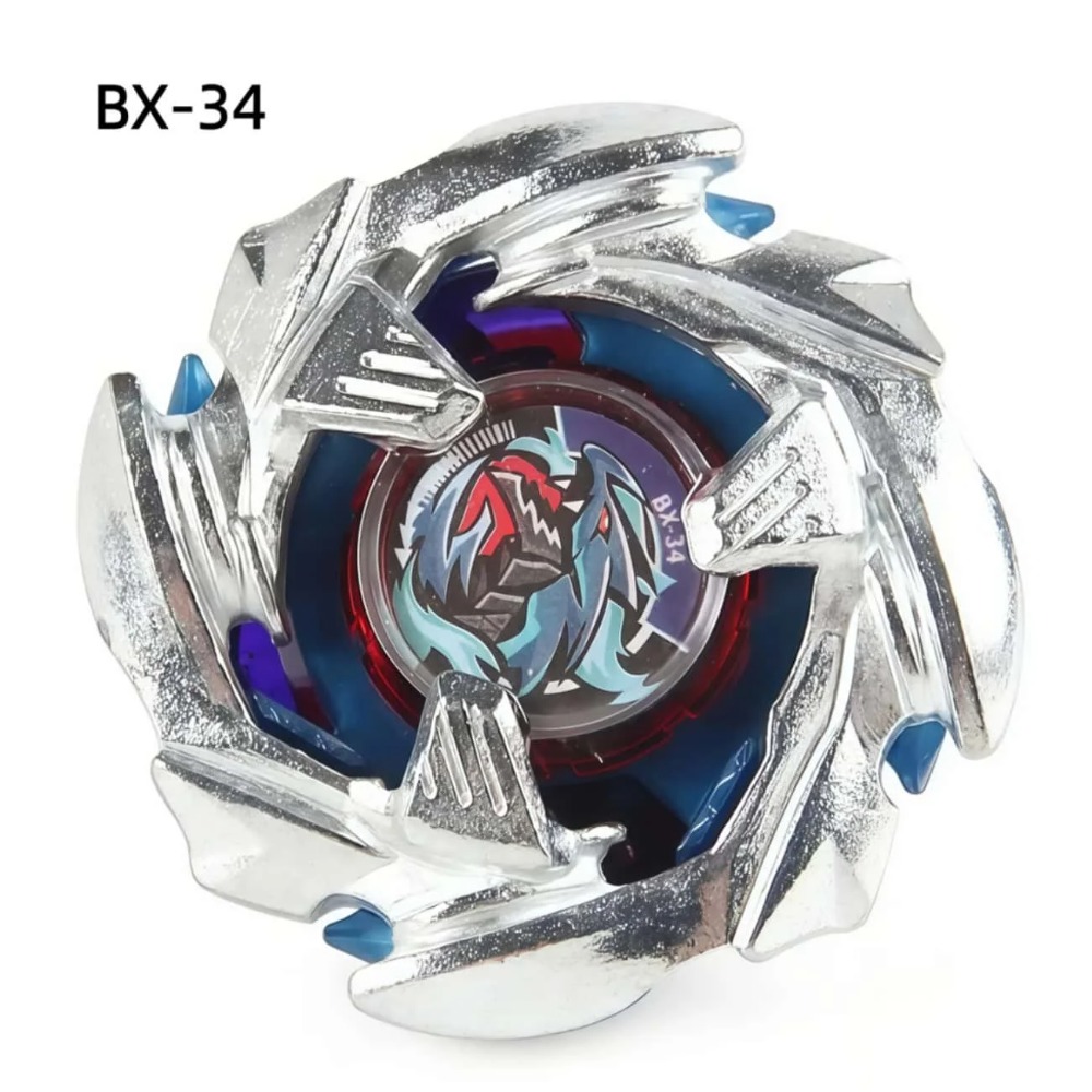BX-34 Silver Blue Cobalt Drago - Spin Top Gyro Toy 评论和价格