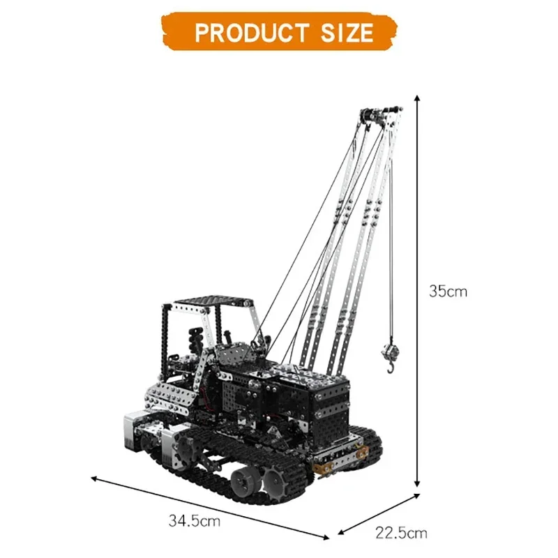 DIY Metal RC Crane Electric Ho - Kids Toys Supplier 评论和价格