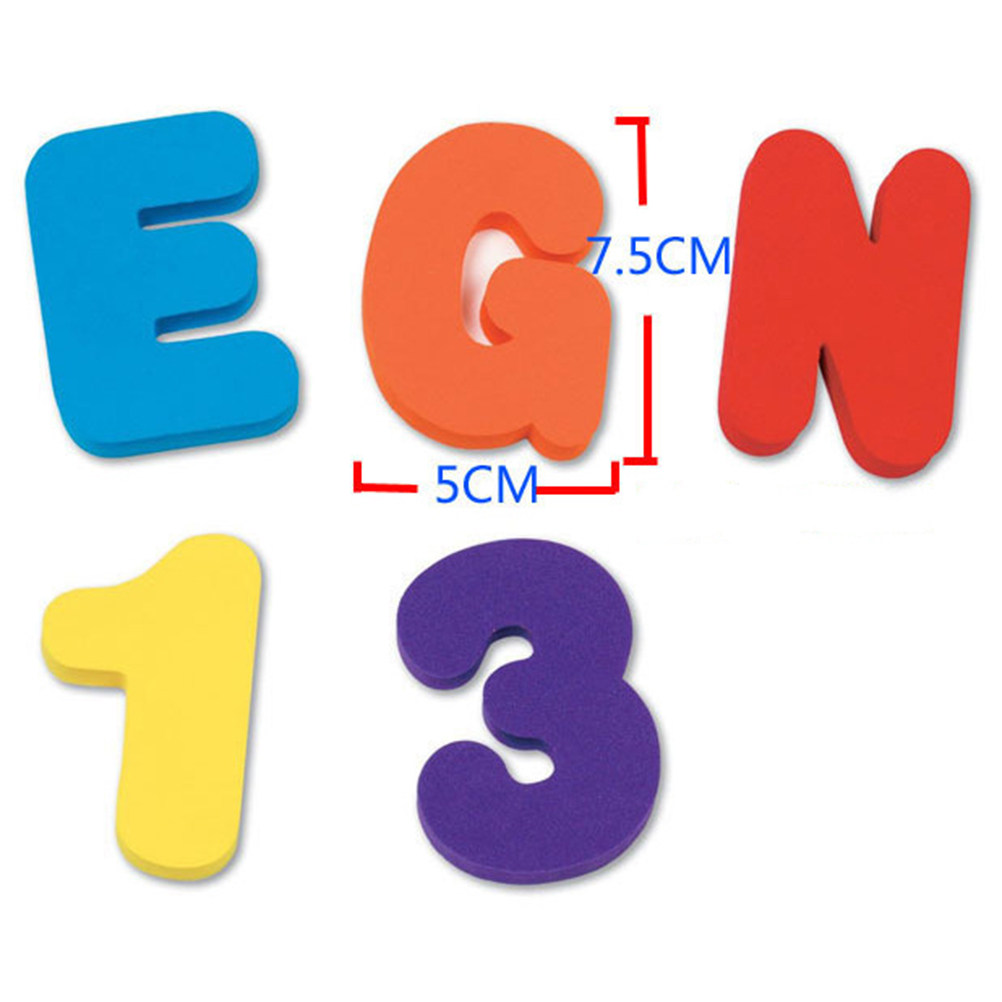 36 Pcs Kids Toys Bath Letter a - Bath Letter Number Foam 评论和价格