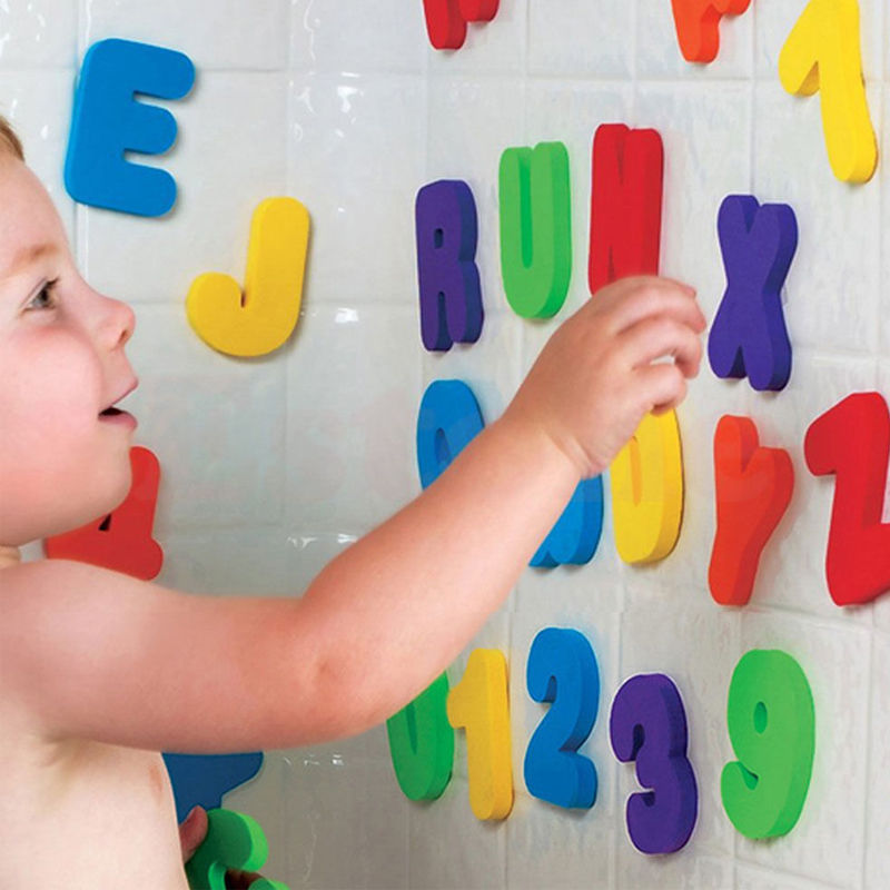 36PCS/set Baby Kids Children E - Bath Letter Number Foam 评论和价格
