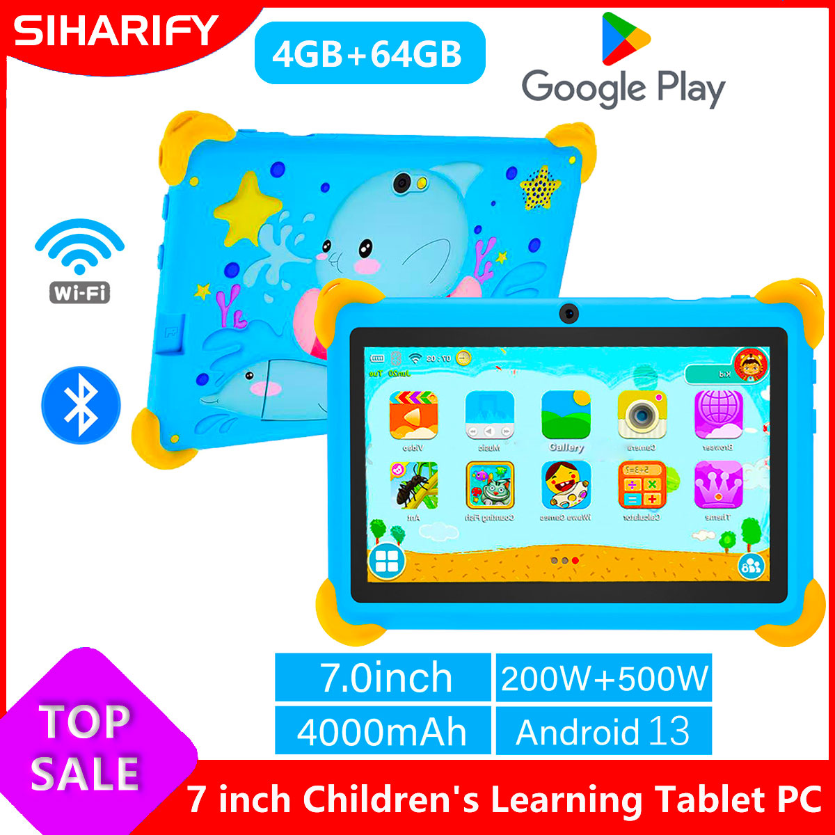 7 Inch 5G Kids' tablets Androi - Learning Tablet Kids 评论和价格