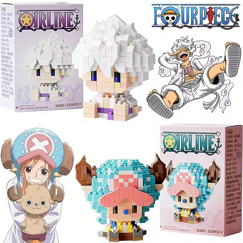 One Piece Anime Sun God Nika L - Kids Toys Blocks 评论和价格