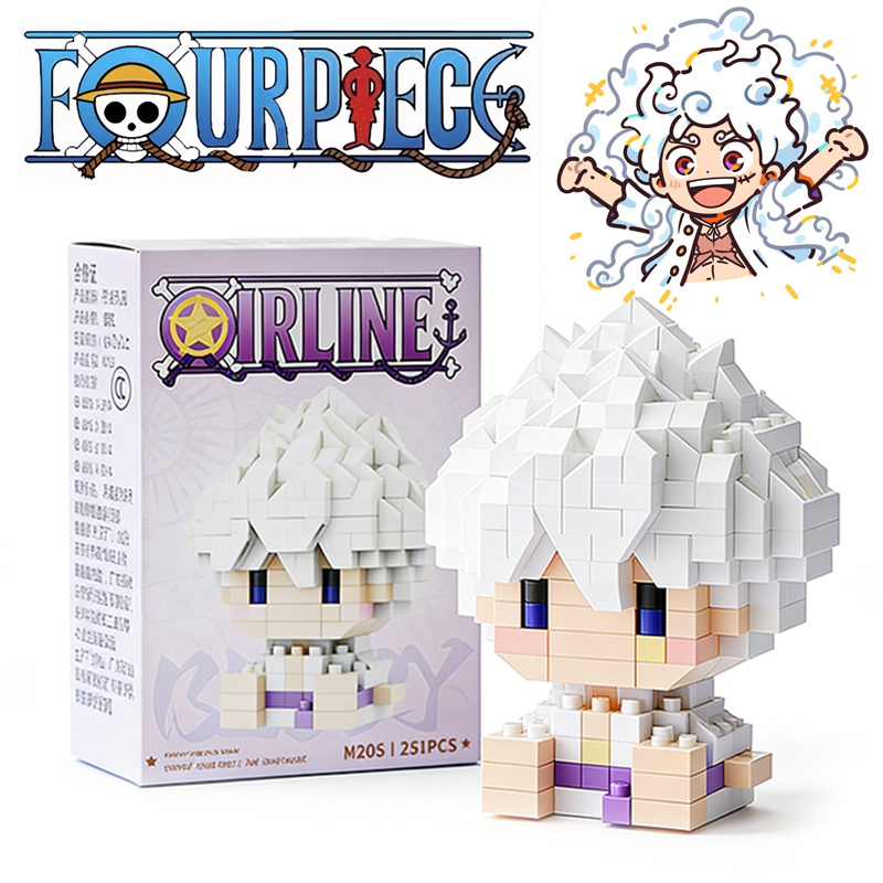 One Piece Anime Sun God Nika L - Kids Toys Blocks 评论和价格