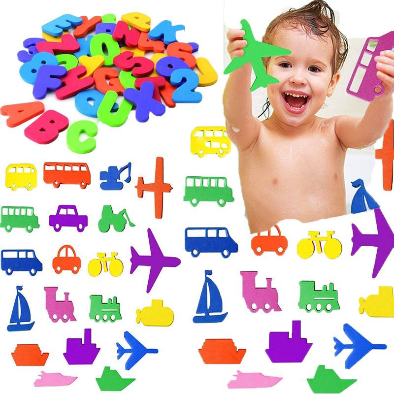 Baby Puzzle Bath Toy EVA Alpha - Bath Letter Number Foam 评论和价格