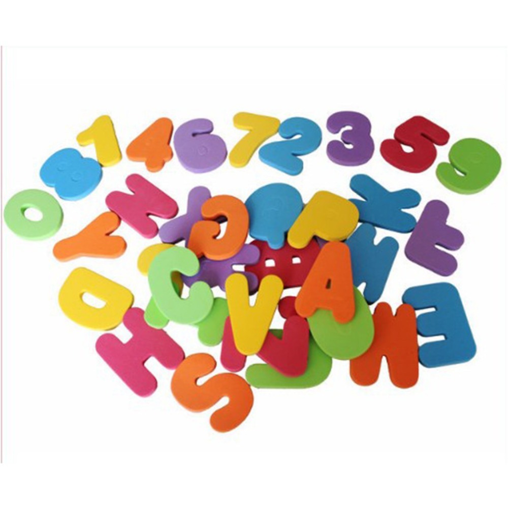 36 pcs Sticker Game Swimming P - Bath Letter Number Foam 评论和价格