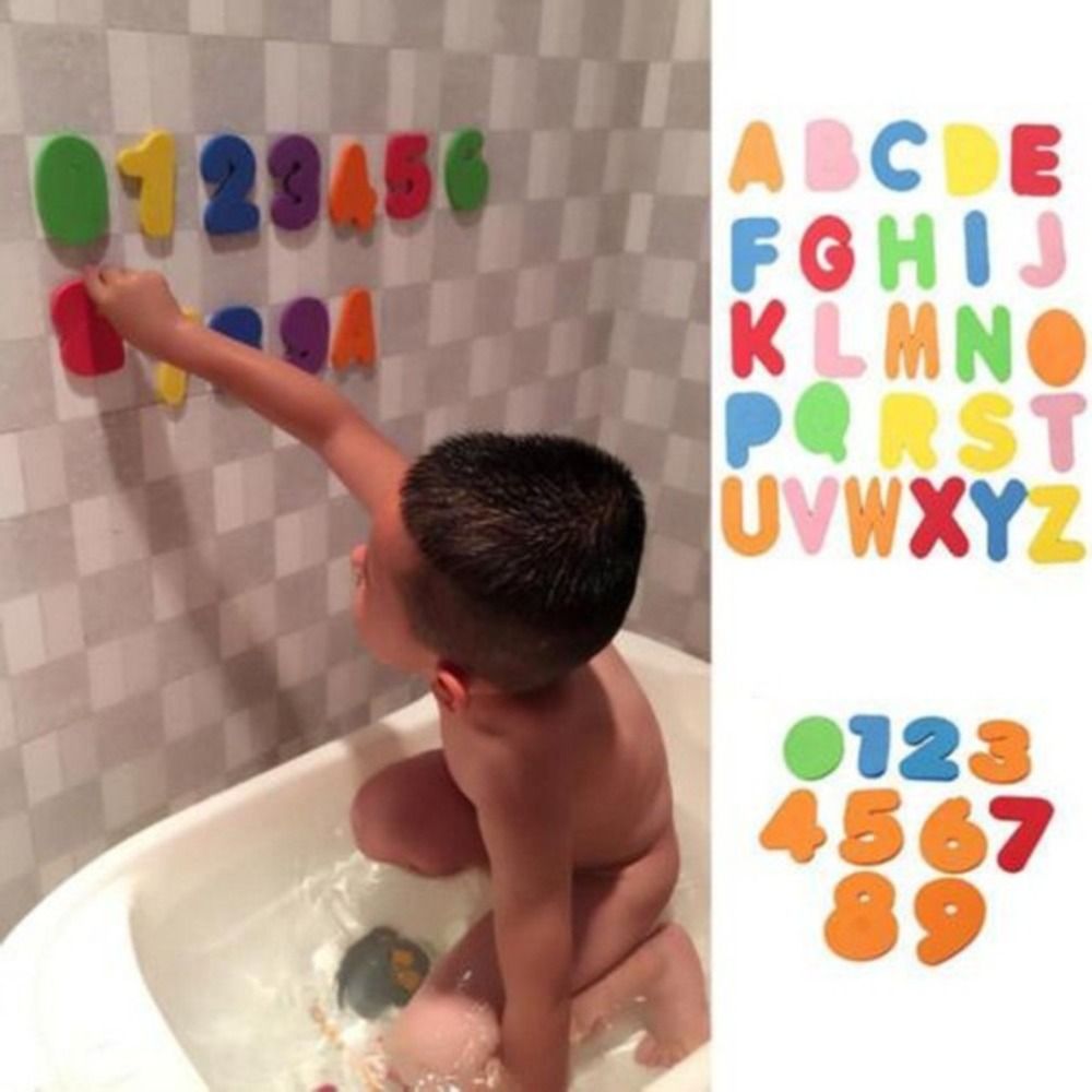 36 pcs New Teaching  for Unise - Bath Letter Number Foam 评论和价格