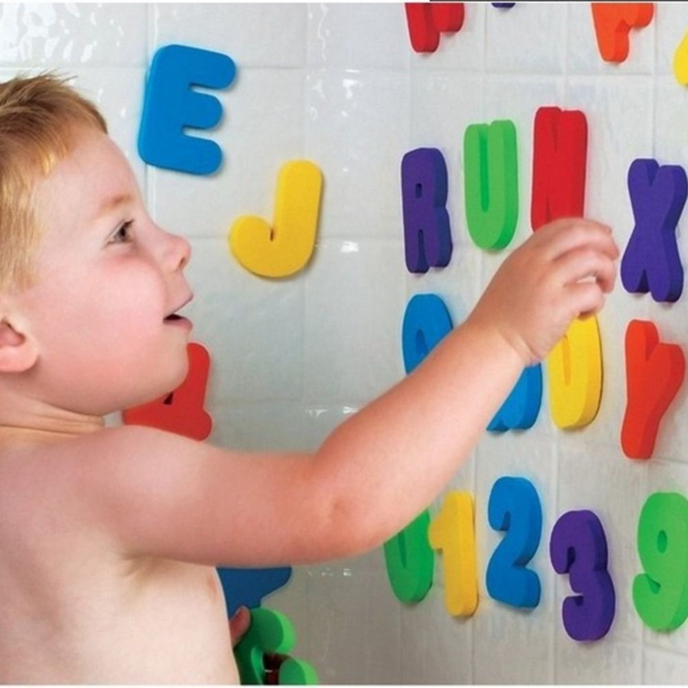 36 pcs Sticker Game for Unisex - Bath Letter Number Foam 评论和价格