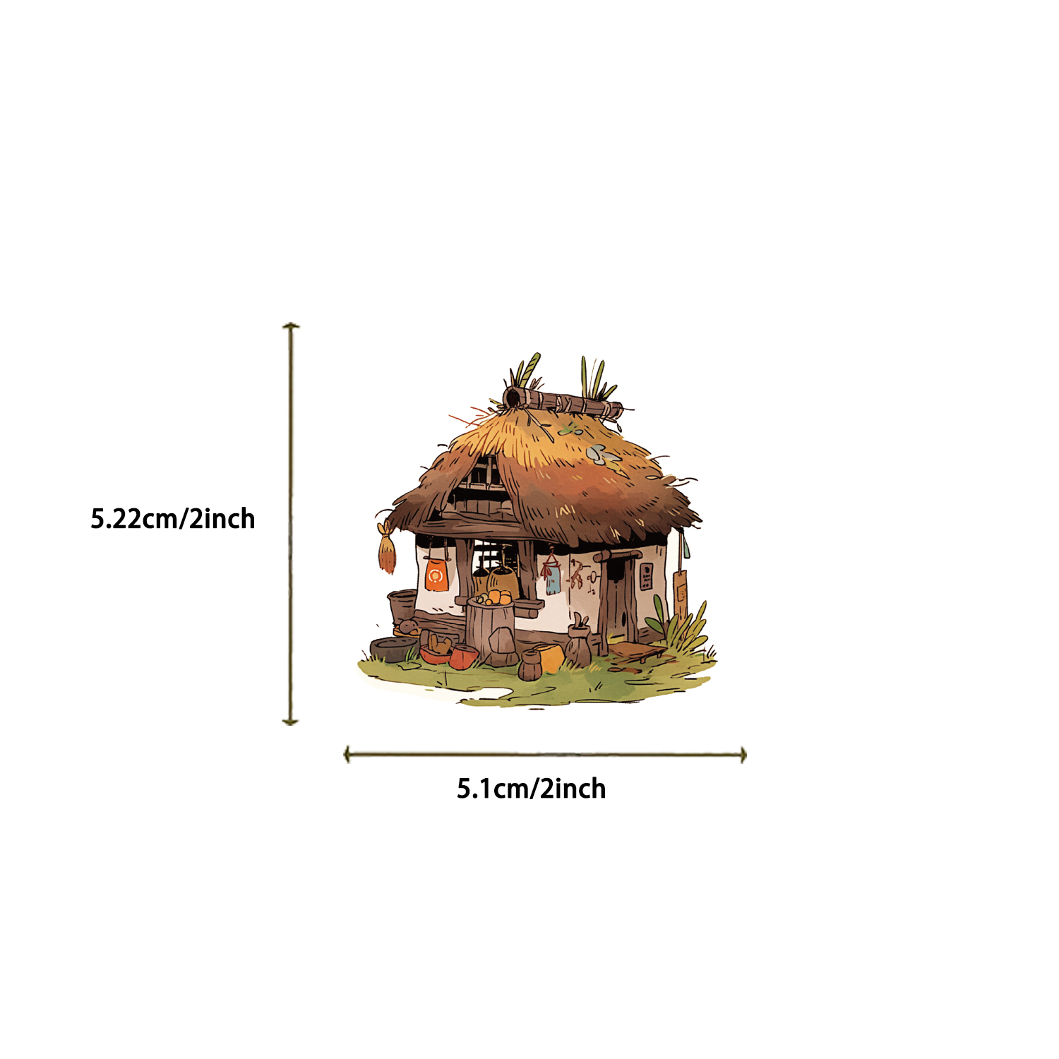 50pcs Vintage Retro Small Hous - Kids Toys Vintage 评论和价格