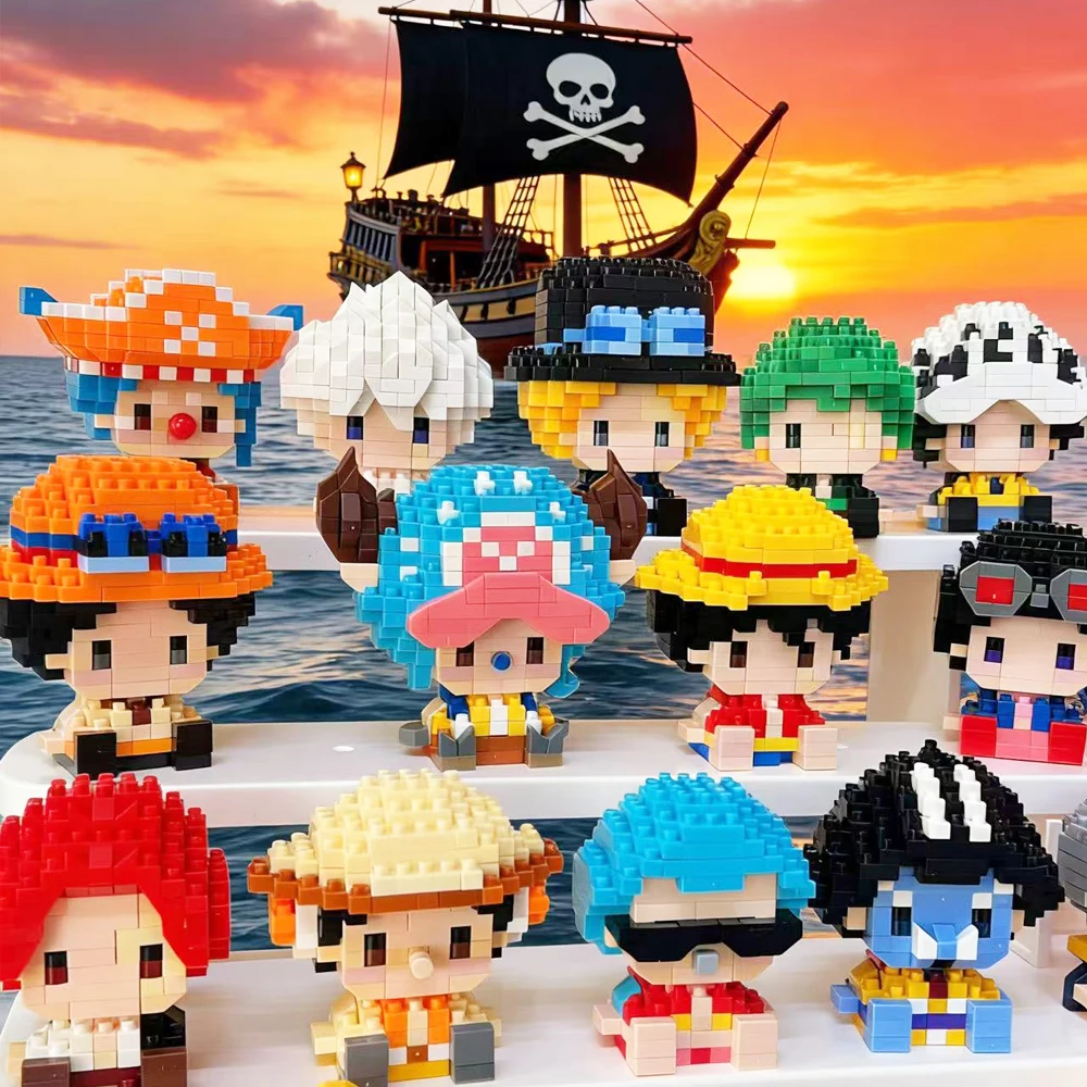 Anime Character Model Luffy 3D - Lego Set Technic 评论和价格