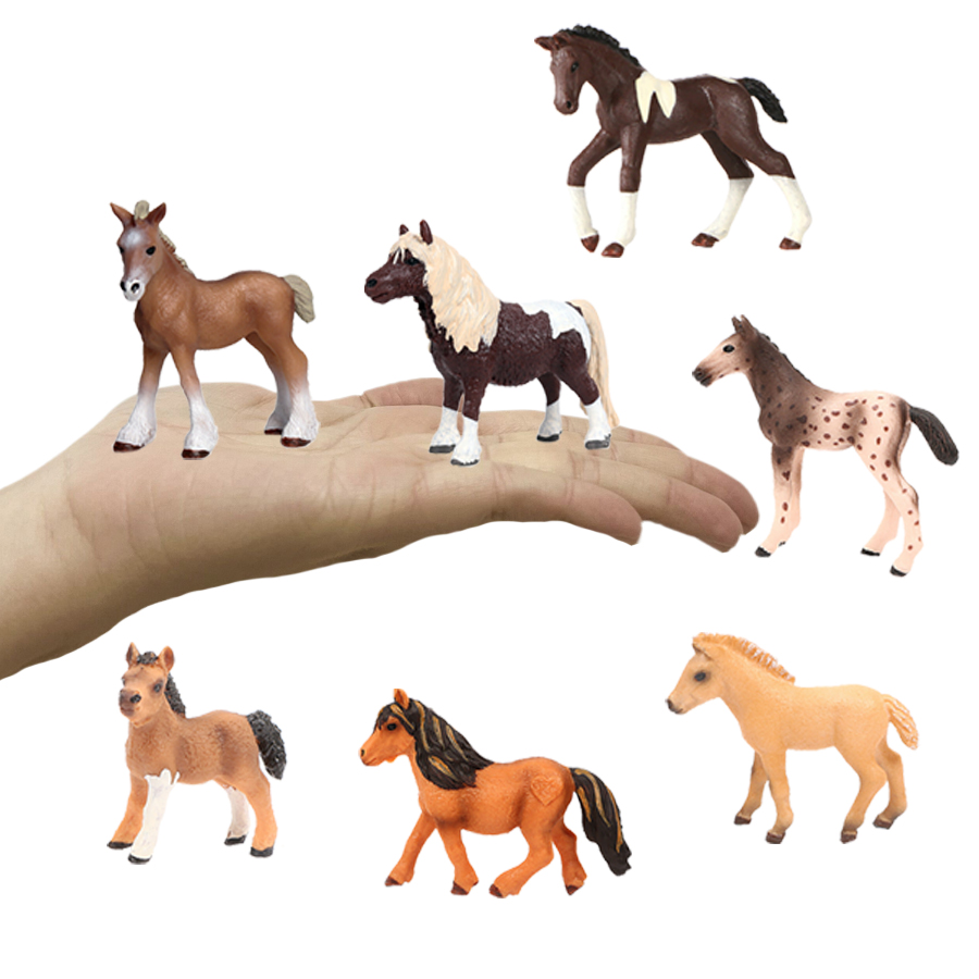 Horse Figurine Farm Animals Po - Kids Toys Horse 评论和价格