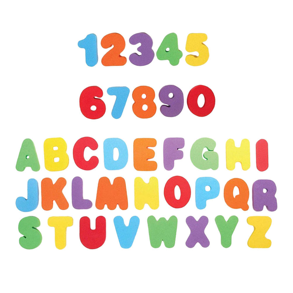 1Set Alphabet Number Bath Play - Bath Letter Number Foam 评论和价格