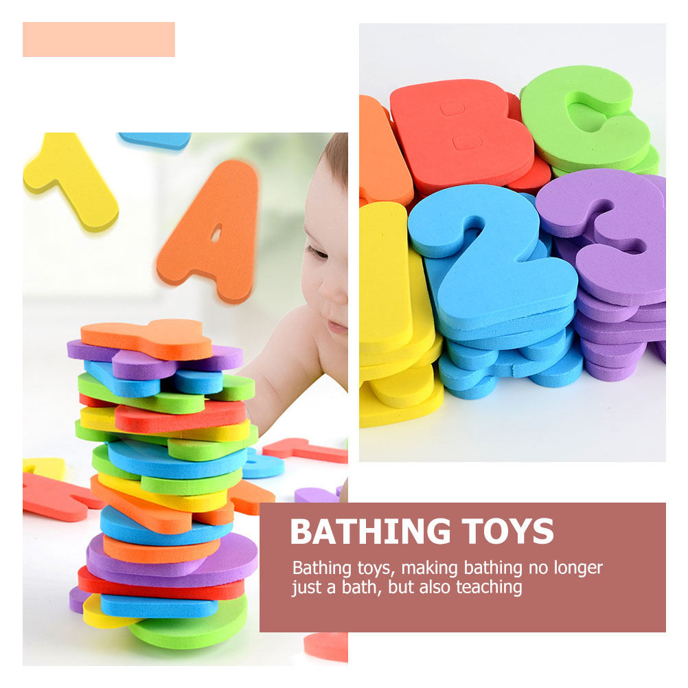 1Set Alphabet Number Bath Play - Bath Letter Number Foam 评论和价格