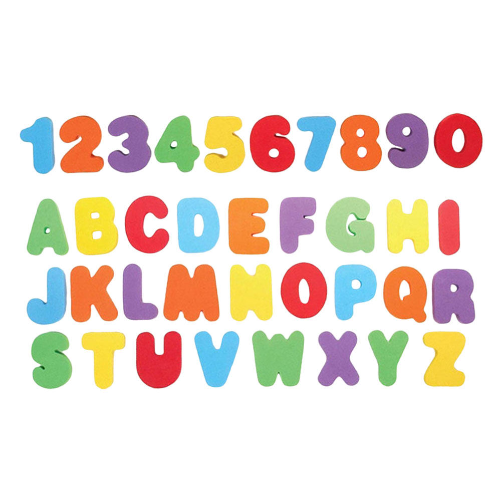 1Set Alphabet Number Bath Play - Bath Letter Number Foam 评论和价格