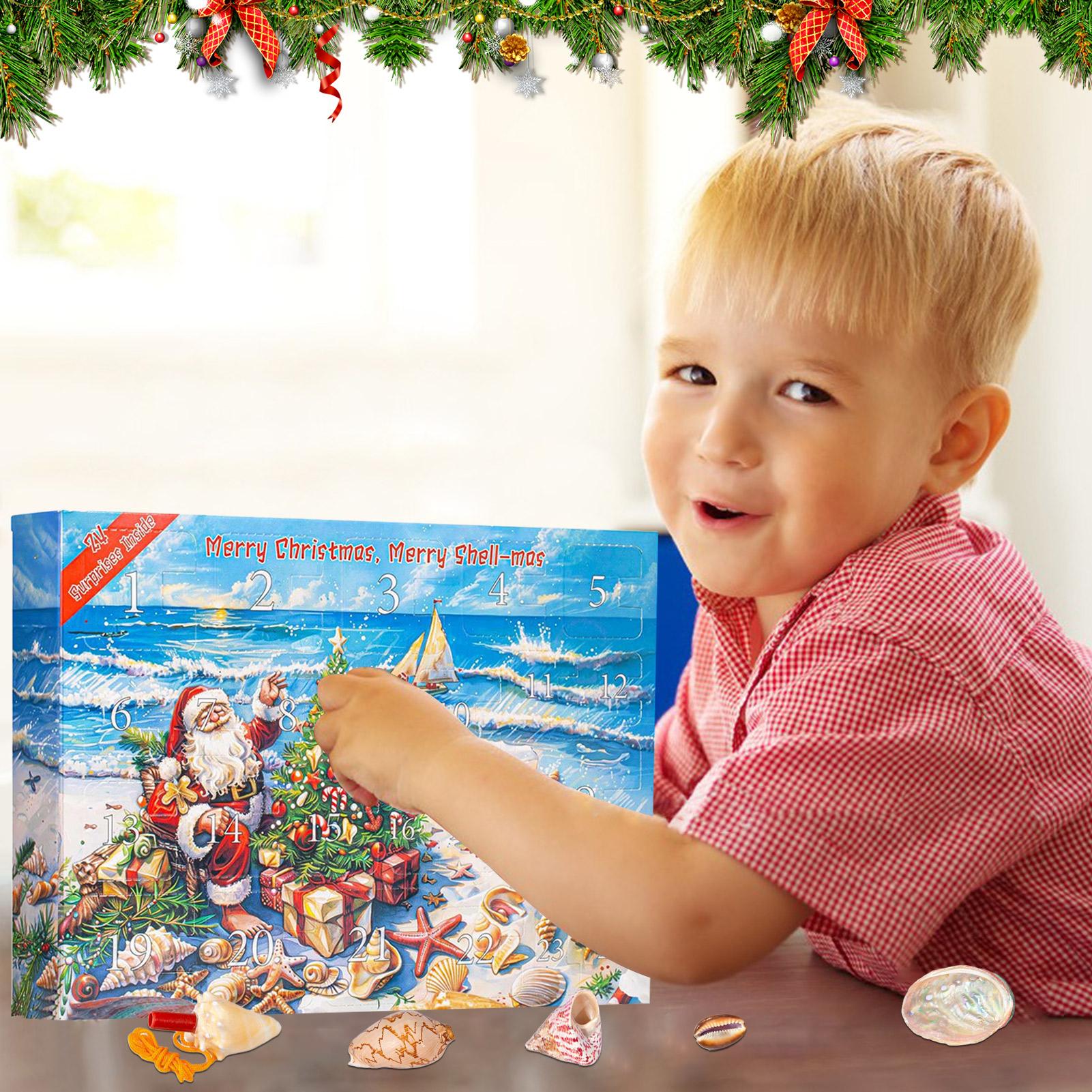2025 Seashells Advent Calendar - Kids Toys Christmas 2025 评论和价格