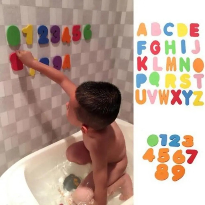 Floating Bath Toys for 1-3 Yea - Bath Letter Number Foam 评论和价格