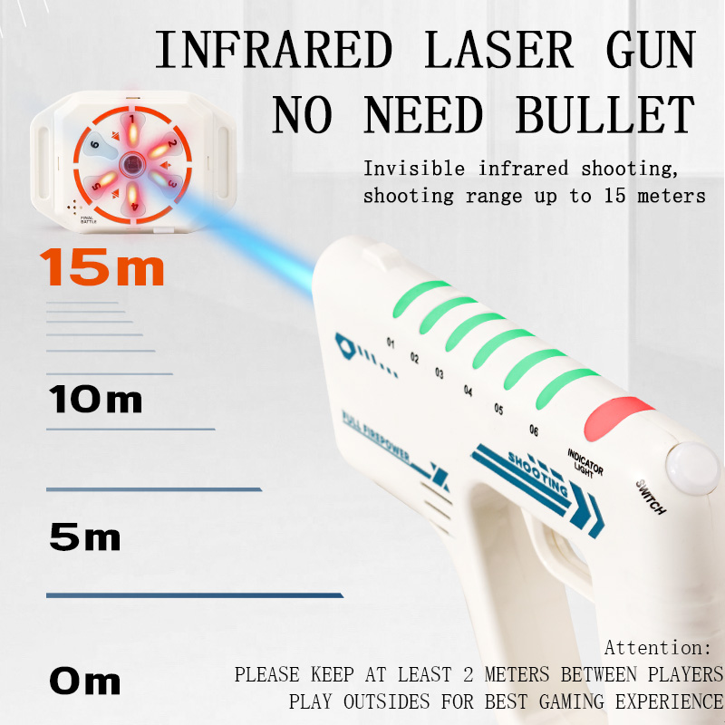 Infrared Shooting Game Gun Set - Laser Tag Set Kids 评论和价格