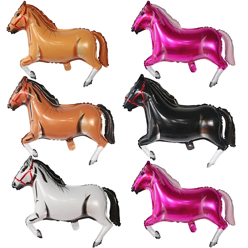 Large Horse Foil Balloons Happ - Kids Toys Horse 评论和价格