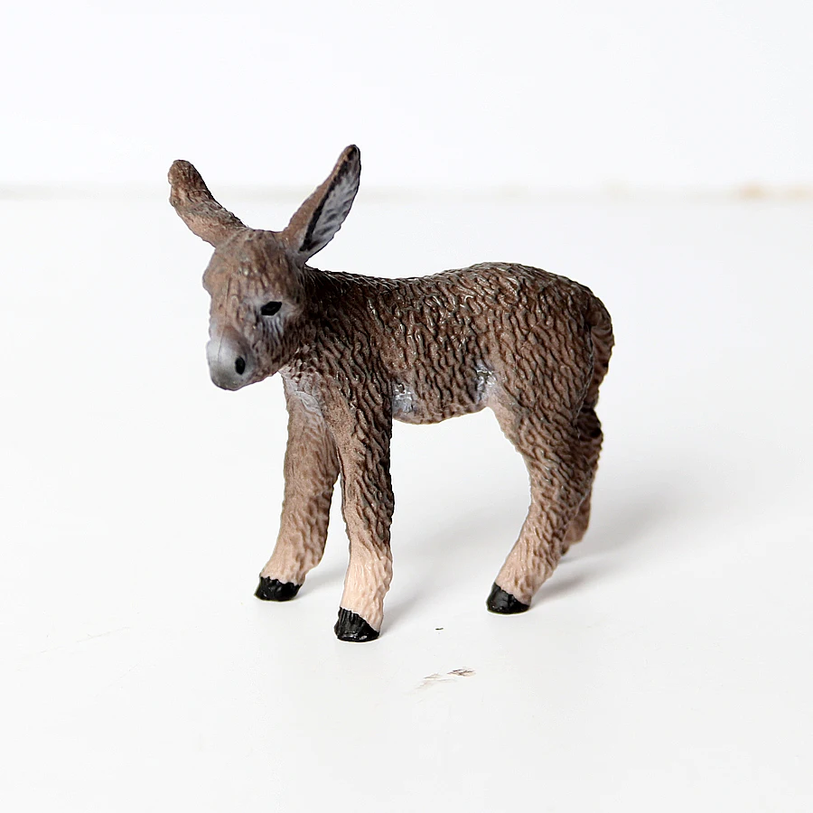 Donkey Model Toy Animals Figur - Kids Toys Horse 评论和价格