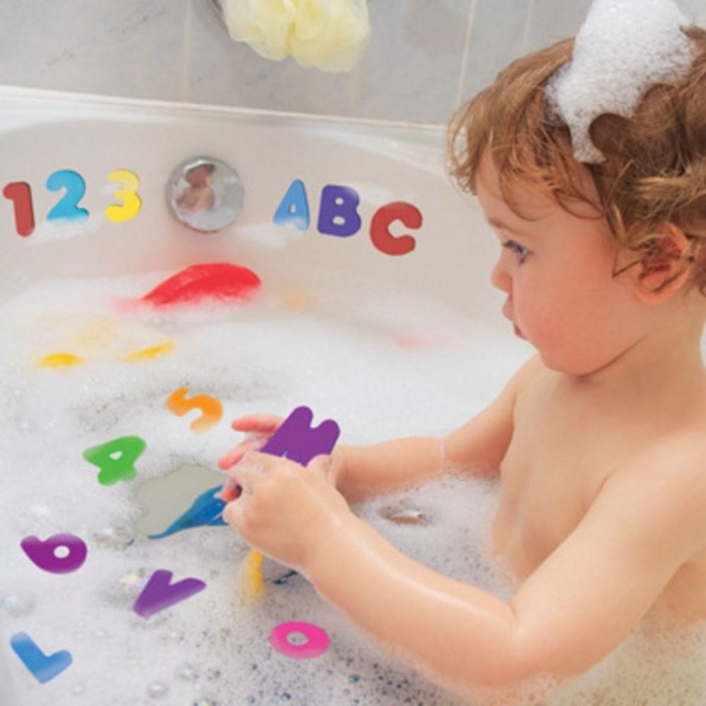36 pcs Sticker Game for Child  - Bath Letter Number Foam 评论和价格