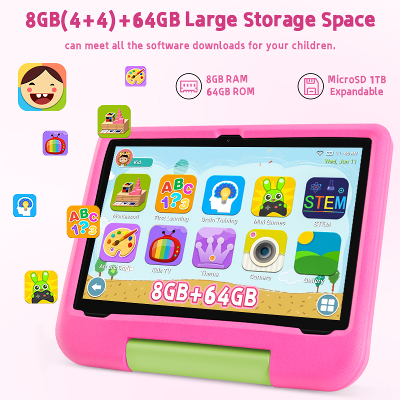 Paitanry 10.1 Inch Android 15  - Learning Tablet Kids 评论和价格