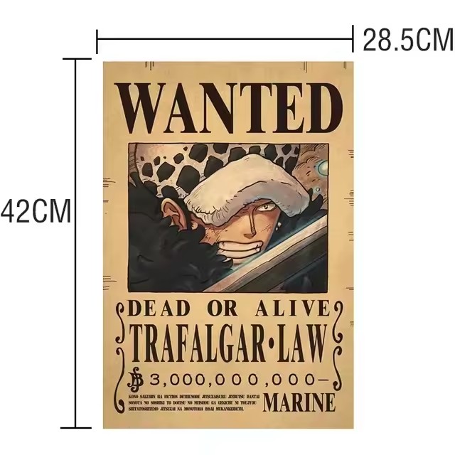 Anime One Piece Bounty Wanted  - Kids Toys Vintage 评论和价格