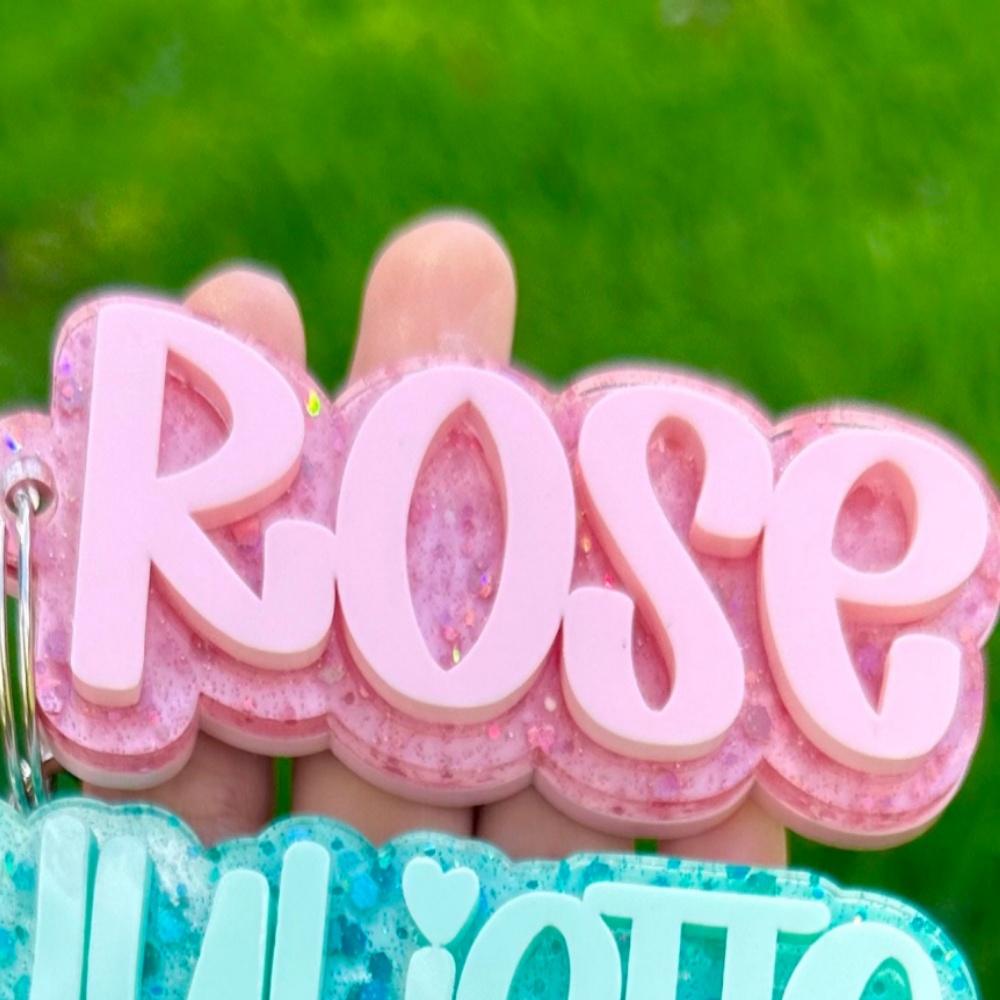 Personalized Keychain/ Acrylic - Laser Tag Set Kids 评论和价格