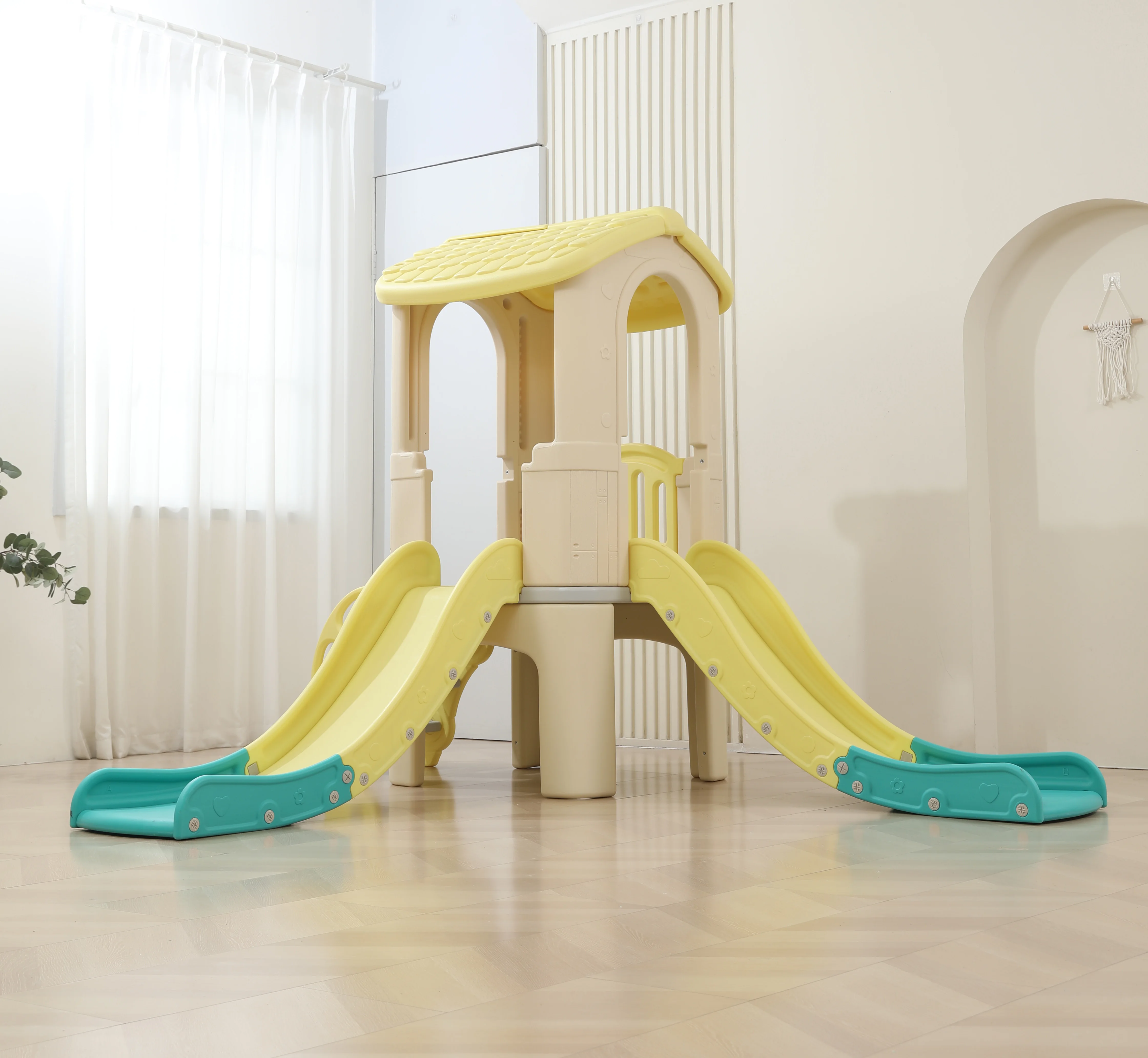 Large Indoor Playhouse Double  - Kids Toys Mall 评论和价格