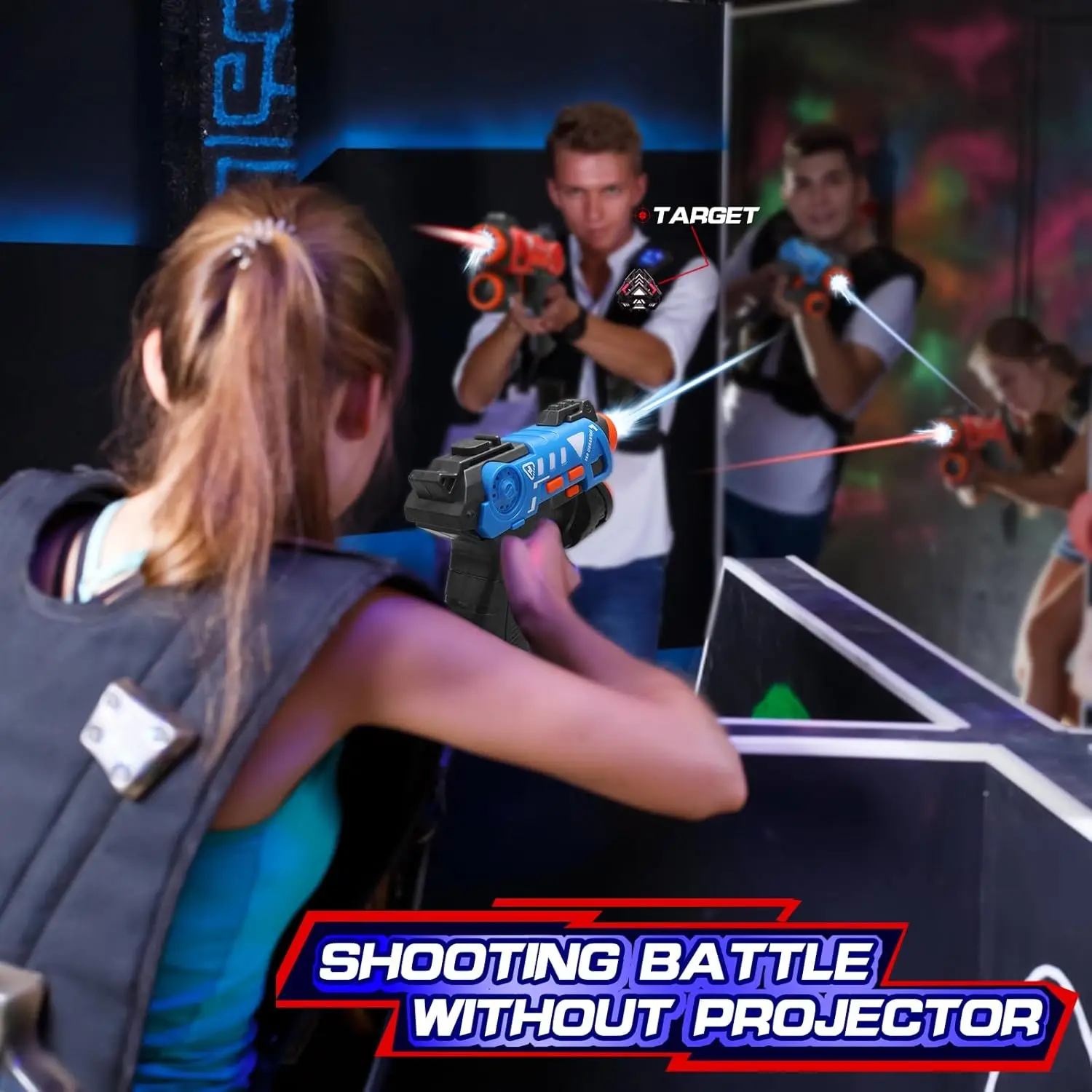 2 Player Laser Tag Blaster Set - Laser Tag Set Kids 评论和价格