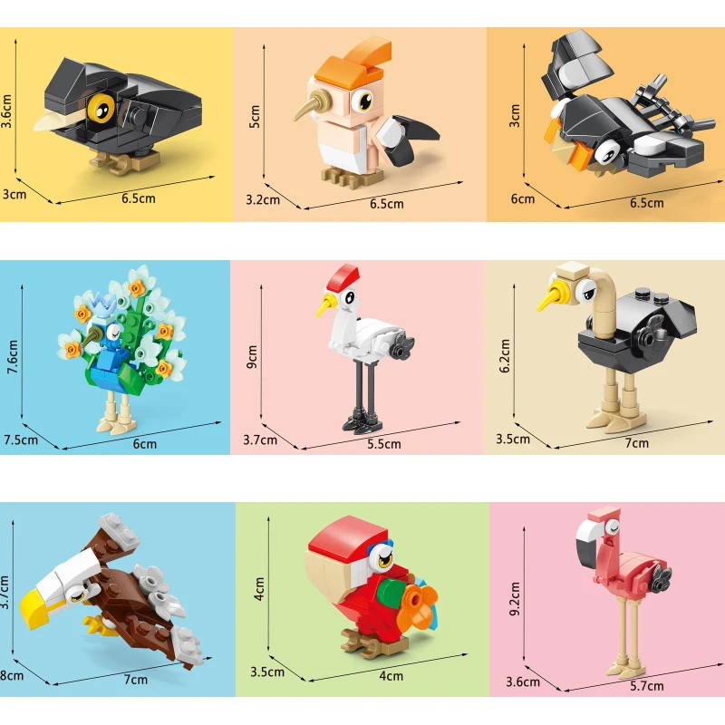 Bricks Animal Bird Paradise Cr - Kids Toys Blocks 评论和价格