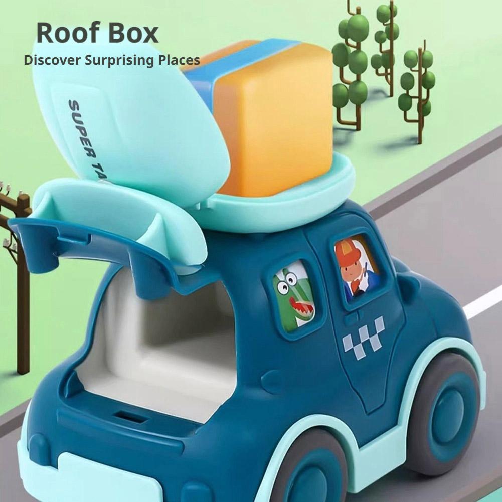 Cartoon Mini Pull Back Toy Car - Kids Toys Boys 评论和价格