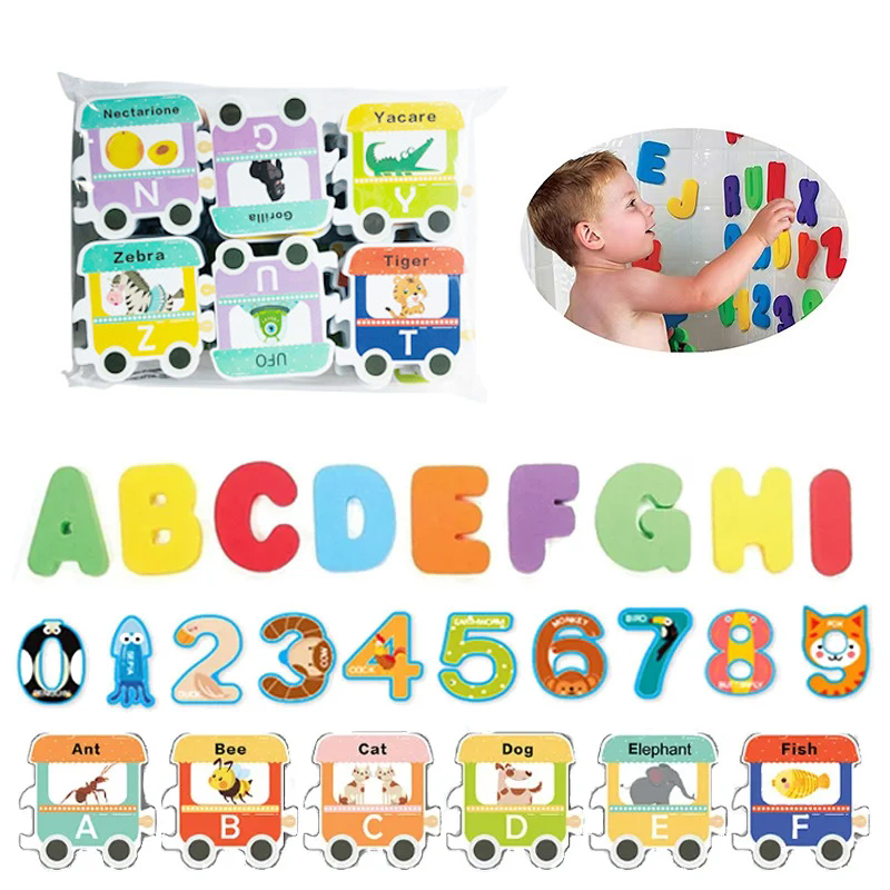 Kids Baby Bath Toys Fun Foam L - Bath Letter Number Foam 评论和价格