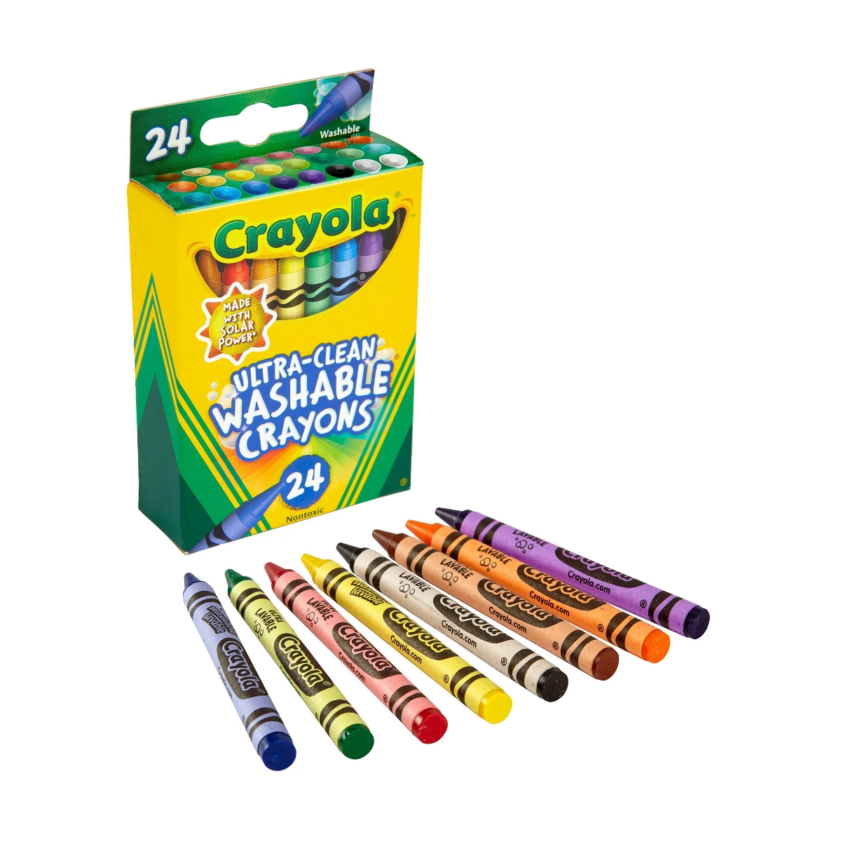 Crayola 24ct Ultra Clean Washa - Crayola Art Supply 评论和价格