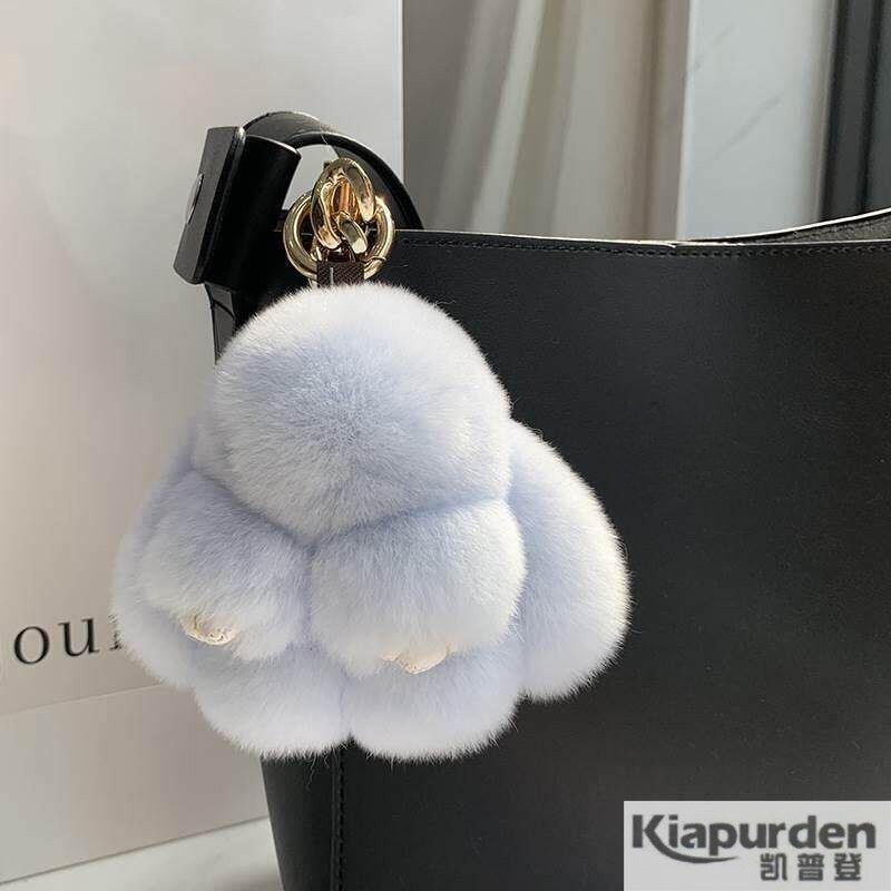 Plush Toy Rabbit Fur Bag Charm - Kids Toys Mall 评论和价格