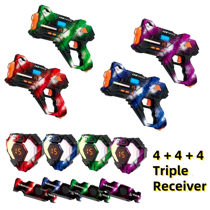 CSTAG 4x4x4 Laser Tag Guns Set - Laser Tag Set Kids 评论和价格