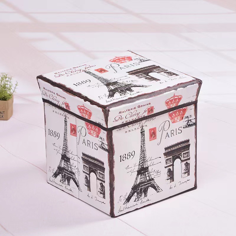 Vintage Printed Folding Storag - Kids Toys Vintage 评论和价格
