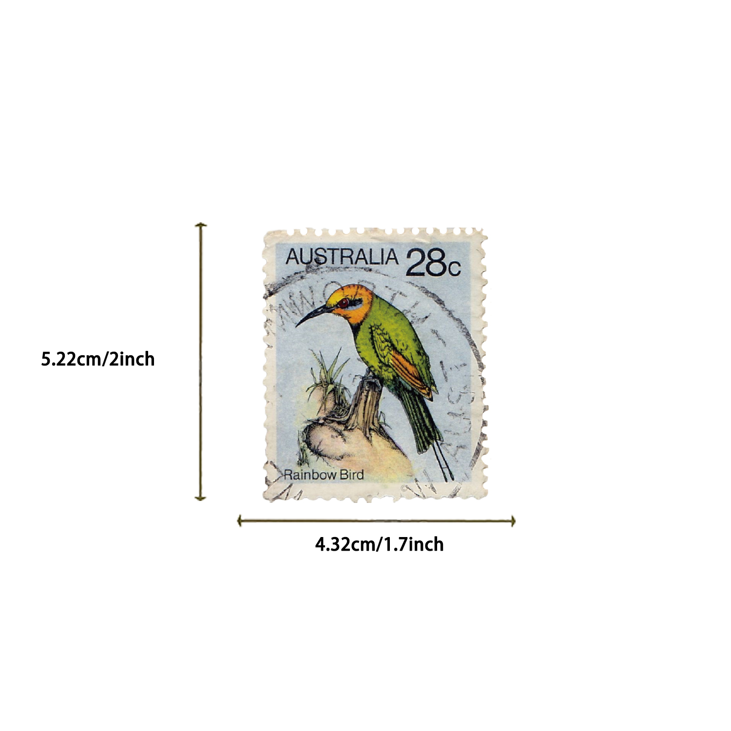 50pcs Retro Stamp Art Stickers - Kids Toys Vintage 评论和价格