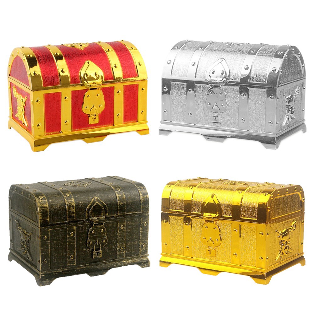 Pirate Treasure Chest Decorati - Kids Toys Vintage 评论和价格