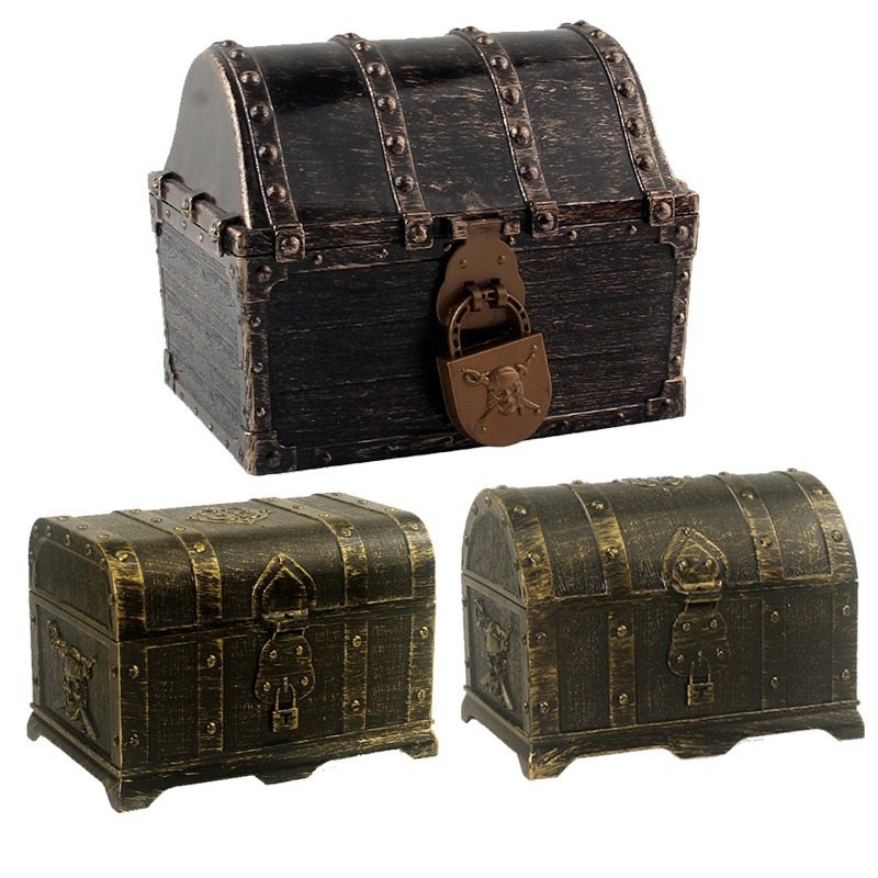 Pirate Treasure Chest Decorati - Kids Toys Vintage 评论和价格