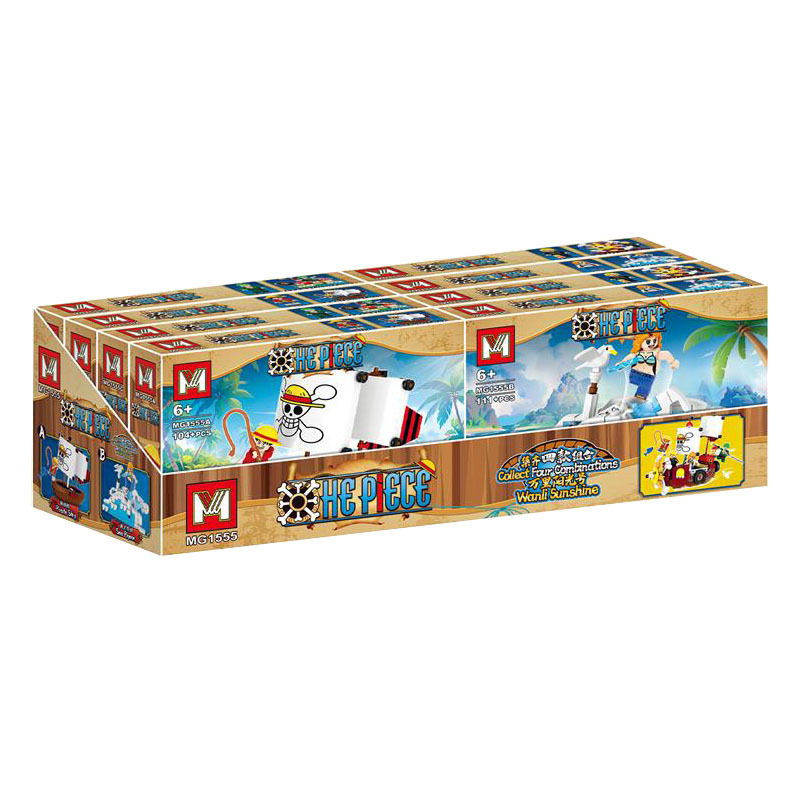 In Stock One Piece Pirate Ship - Kids Toys Blocks 评论和价格